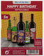 Out of the Blue Happy Birthday Comic Stickers for Party with Theme "Happy Birthday" made of Plastic Set of 5 Pieces (Various Designs) Comic