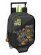 Schulranzen mit Rollen Teenage Mutant Ninja Turtles Schwarz Grau 22 x 27 x 10 cm