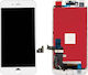 Οθόνη Lcd + mit Touch-Mechanismus für iPhone 7 (Weiß)