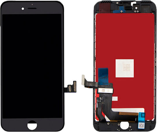 Οθόνη Lcd + mit Touch-Mechanismus für iPhone 7 (Schwarz)