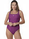 Sportlicher Badeanzug Blueberry