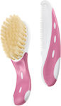 Nuk Baby Brush & Comb Pink 2pcs