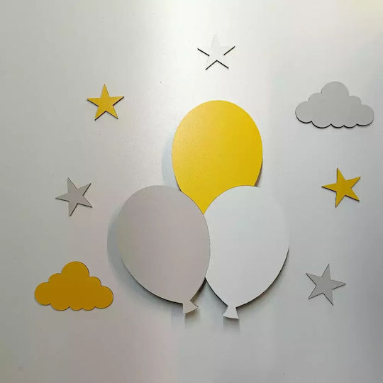 Lumină de perete pentru copii Lumini LED Lemn Balon
