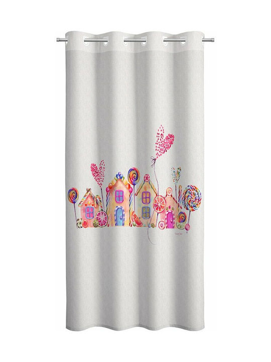 Saint Clair Kids Grommet Top Curtain Lollipop Beige 160x240cm