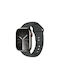 Crong Liquid Каишка за Apple Watch 42 44 45 49 мм Графит