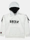 Kids Sweatshirt with Hood and Pockets Ecru Moovers