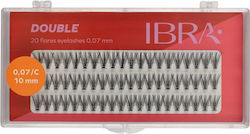Ibra Double False Eyelashes 0.07 / D Curve Black 60 Pieces Ibra Double False Eyelashes 0.07 / D Curve Black 60 Pieces