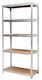 Awtools 5-shelf Rack 200x90x40 Load Capacity 200kg 4.0mm Push-fit Quick Assembly