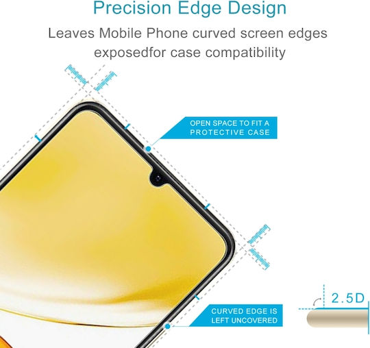 0.26mm Gehärtetes Glas 10Stück (Realme C53)