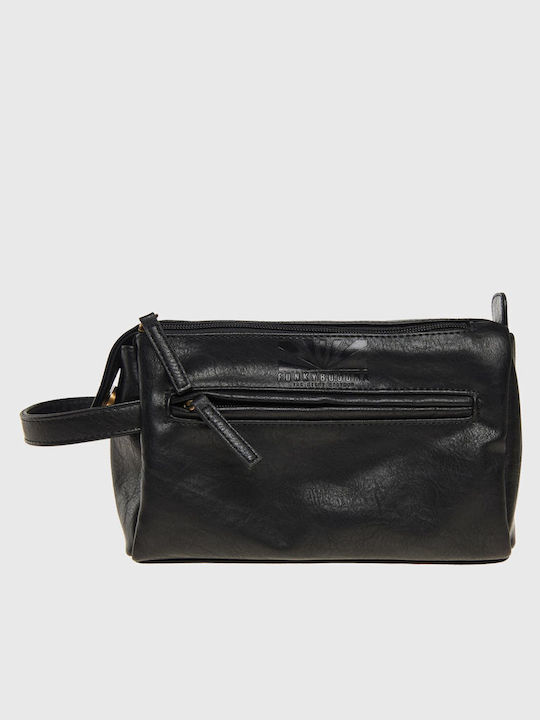 Funky Buddha Toiletry Bag in Black color