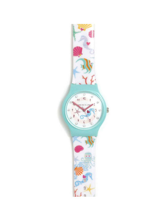 Agatha Ruiz De La Prada Kids Watch with Rubber/Plastic Strap Light Blue