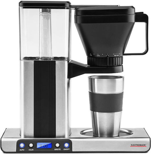 Gastroback Mașină de cafea filtru comercială 1550W cu capacitatea de 1.25lt