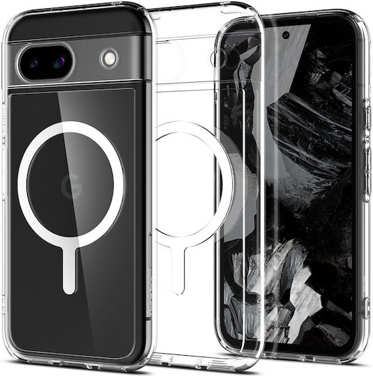 Spigen Ultra Hybrid Onetap Back Cover Plastic 2mm White (Google Pixel 8a)