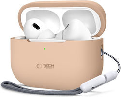 Tech-Protect Silicone Θήκη Σιλικόνης Caffe Latte για Apple AirPods Pro 2