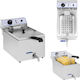Professionelle Fritteuse Fisch Chips Hahn 3000W 17L Royal Catering RCEF 15E