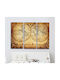 I-gallery World Τρίπτυχος Πίνακας σε Καμβά 130x130cm