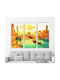 I-gallery Τρίπτυχος Πίνακας σε Καμβά 130x130cm