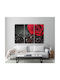 I-gallery Τρίπτυχος Πίνακας σε Καμβά 130x130cm