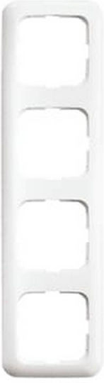 Abb Switch Frame 4 Positions in White Color 10104