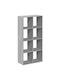 Bookcase Grey 69.5x29x137.5cm