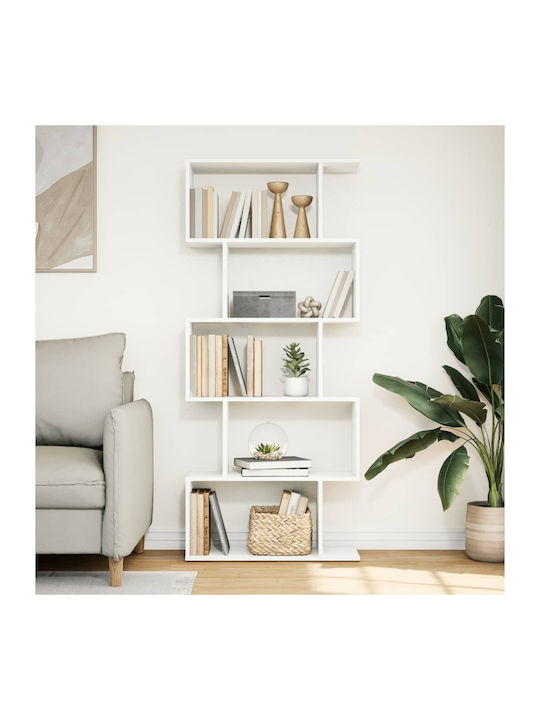 White Bookcase 70x24x161cm