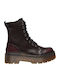 Stiefeletten Damen Burgundisch
