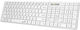 Genius SlimStar 126 Nur Tastatur Englisch US Weiß