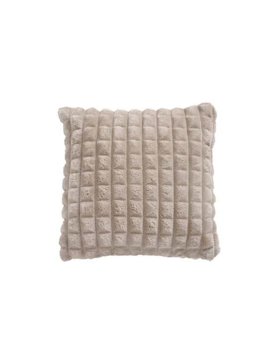 Das Home Sofa Cushion 1357 Fleece Brown 40x40cm