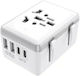 Αντάπτορας Πρίζας σε Universal με 3 Θύρες USB