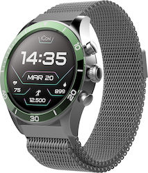 Forever Icon AW-100 42mm Smartwatch με Παλμογρά...