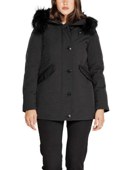 Blauer Women's Lifestyle Jacket for Winter Black