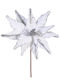 White Poinsettia Branch 30cm