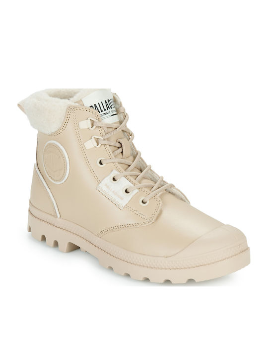 Palladium Γυναικεία Αρβυλάκια Μπεζ