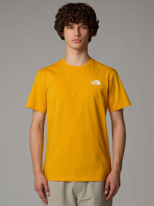 The North Face Men's Short Sleeve T-shirt Yellow