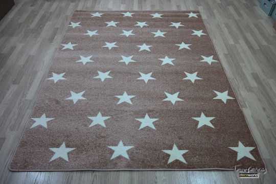 Klonaras Lollipops Παιδικό Χαλί Αστέρια Μπεζ 170x240cm