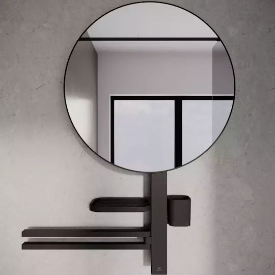 Ideal Standard Кръгло от Метал 50x50см Черно