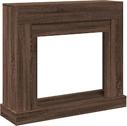 vidaXL Metallic Fireplace Screen with Panels 10...