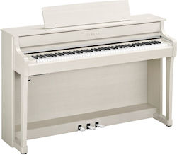Yamaha Ηλεκτρικό Όρθιο Πιάνο CLP-845WB με 88 Βαρυκεντρισμένα Πλήκτρα Ενσωματωμένα Ηχεία και Σύνδεση με Ακουστικά και Υπολογιστή White Yamaha Ηλεκτρικό Όρθιο Πιάνο CLP-845WB με 88 Βαρυκεντρισμένα Πλήκτρα Ενσωματωμένα Ηχεία και Σύνδεση με Ακουστικά και Υπολογιστή White