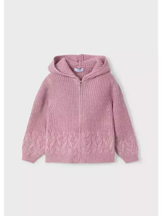 Mayoral Kids Cardigan Knitted Pink