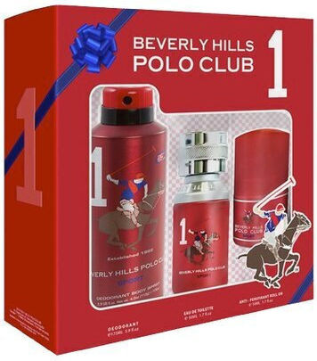 Beverly Hills Polo Club Set De Parfumuri Sport Pentru Bărbați Cu Eau De Toilette