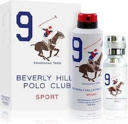Beverly Hills Polo Club Sport 9 Мъжки Комплект с Лосион за Тяло