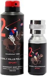 Beverly Hills Polo Club Sport 2 Мъжки Комплект с Лосион за Тяло
