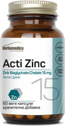 Herbamedica Acti Zinc 15мг 60 капси Herbamedica Acti Zinc 15мг 60 капси