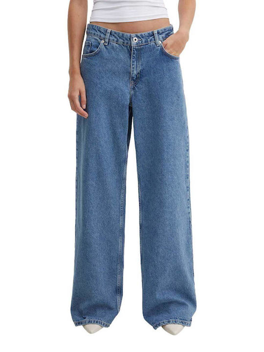 Women's Jean Trousers in Straight Line Blue