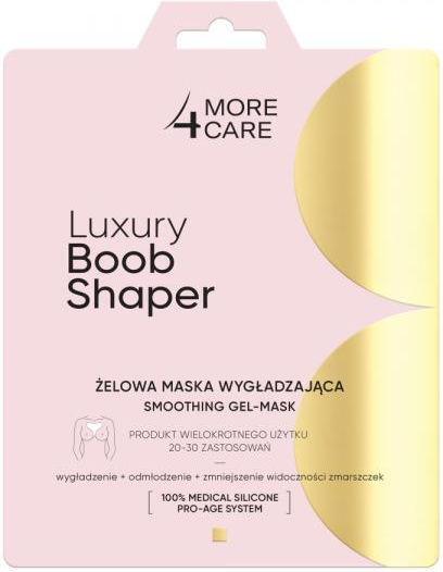 More4care Luxury Boob Shaper Face Mask for Smoothing Chest 1 Piece