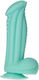 Toyz4lovers Dildo με Όρχεις και Βεντούζα Τιρκουάζ 30cm