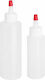 Set Containere pentru Decorare Zola 2 Piese Dimensiuni Diferite 60-120 Ml Transparent Alb