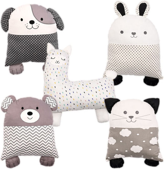Queen Mother Crib Decorative Pillows Gray 5pcs