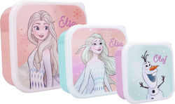 Σετ 3 Δοχεία Φαγητού Lunch Snack Box Frozen Ii Σετ 3 Δοχεία Φαγητού Lunch Snack Box Frozen Ii