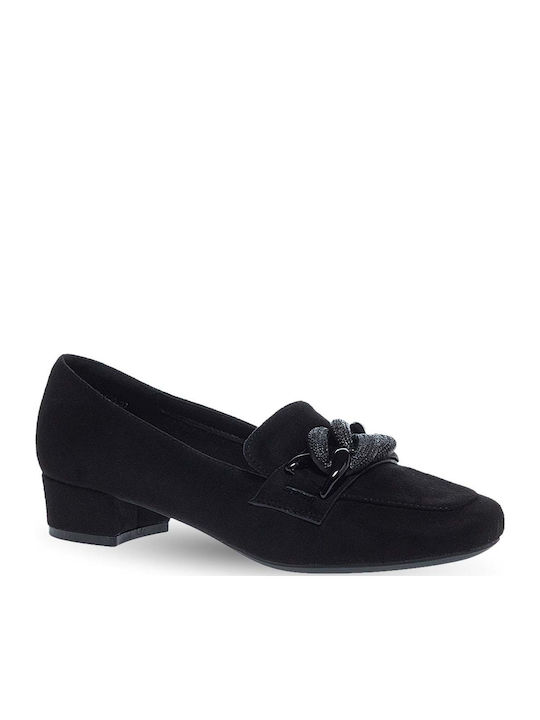 Parex Suede Black Heels
